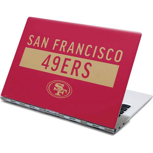 NFL San Francisco 49ers Red Performance Series Yoga 910 2-in-1 14in Touch-Screen Skin