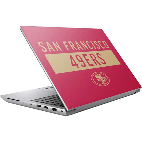 NFL San Francisco 49ers Red Performance Series HP ZBook Fury 16 G10 Skin