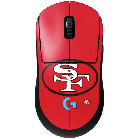 NFL San Francisco 49ers Retro Logo G Pro Wireless Gaming Mouse Skin