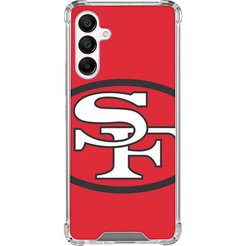 NFL San Francisco 49ers Retro Logo Galaxy A16 5G Clear Case