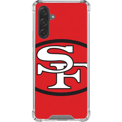 NFL San Francisco 49ers Retro Logo Galaxy A17 Clear Case