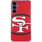 NFL San Francisco 49ers Retro Logo Galaxy A35 5G Clear Case