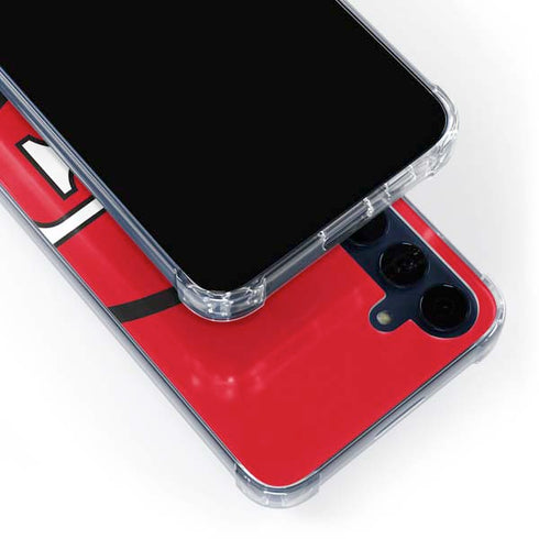 NFL San Francisco 49ers Retro Logo Galaxy A55 5G Clear Case
