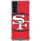 NFL San Francisco 49ers Retro Logo Galaxy S22 Clear Case