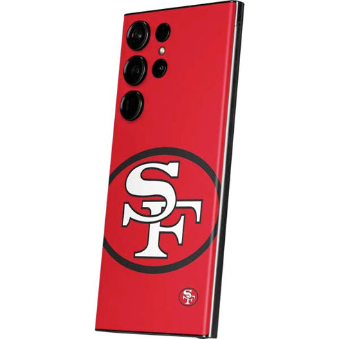 NFL San Francisco 49ers Retro Logo Galaxy Skins