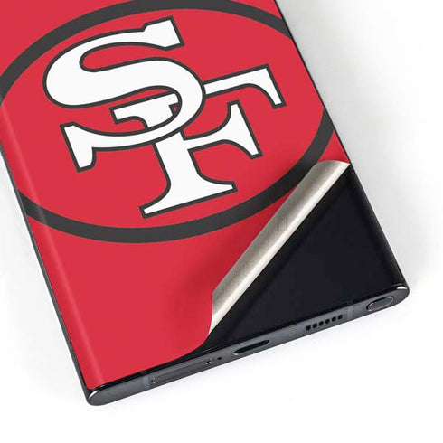 NFL San Francisco 49ers Retro Logo Galaxy Skins