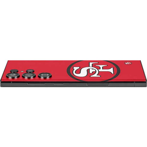 NFL San Francisco 49ers Retro Logo Galaxy Skins