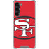 NFL San Francisco 49ers Retro Logo Galaxy S24 FE Clear Case