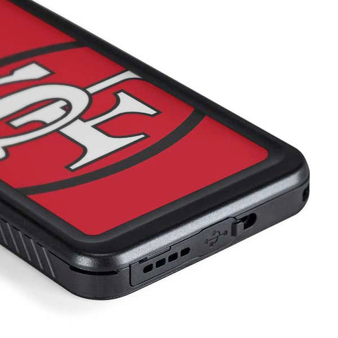 NFL San Francisco 49ers Retro Logo Galaxy S24 Plus Waterproof Case