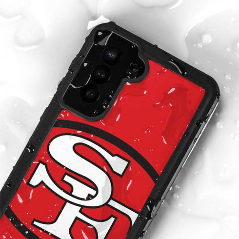 NFL San Francisco 49ers Retro Logo Galaxy S24 Plus Waterproof Case