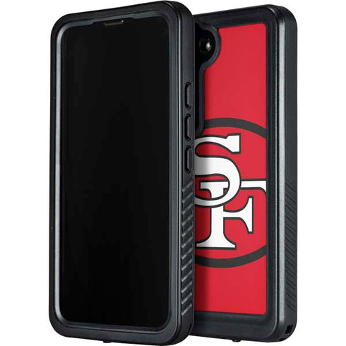 NFL San Francisco 49ers Retro Logo Galaxy S24 Waterproof Case