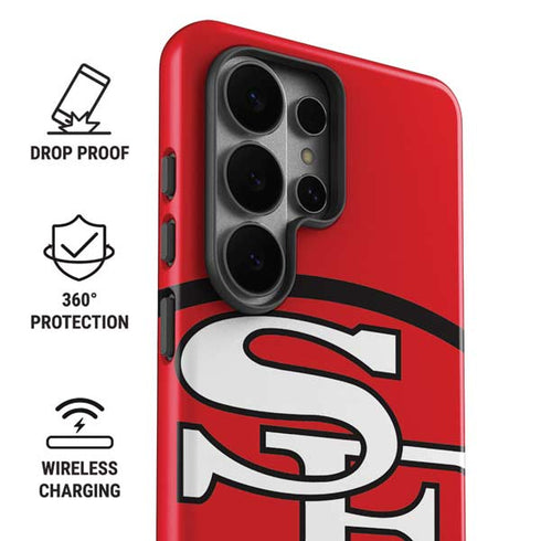 NFL San Francisco 49ers Retro Logo Galaxy S26 Ultra Impact Case