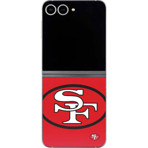 NFL San Francisco 49ers Retro Logo Galaxy Z Flip6 Skin