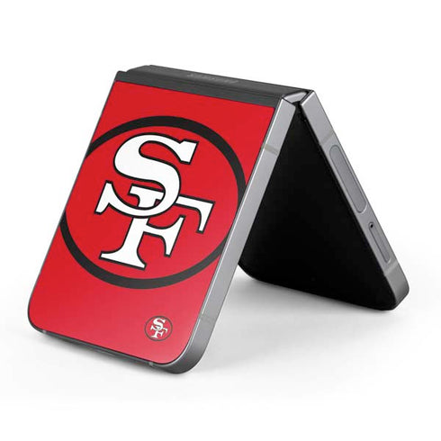 NFL San Francisco 49ers Retro Logo Galaxy Z Flip6 Skin