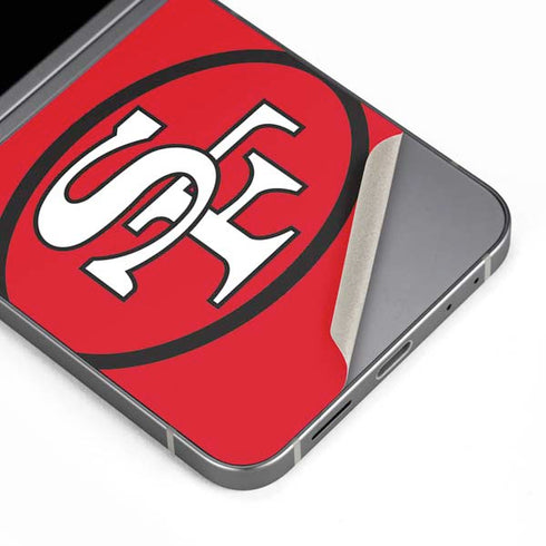 NFL San Francisco 49ers Retro Logo Galaxy Z Flip6 Skin