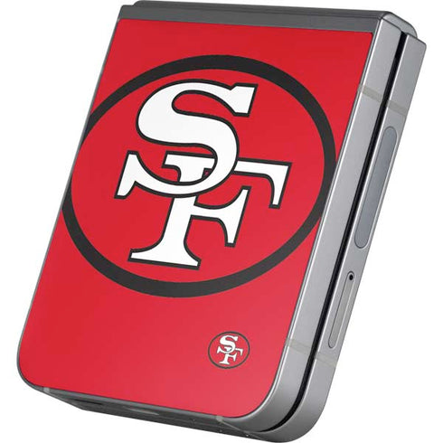 NFL San Francisco 49ers Retro Logo Galaxy Z Flip6 Skin