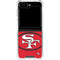NFL San Francisco 49ers Retro Logo Galaxy Z Flip6 Clear Case