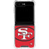 NFL San Francisco 49ers Retro Logo Galaxy Z Flip6 Clear Case