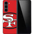 NFL San Francisco 49ers Retro Logo Galaxy Z Fold5 5G Skin