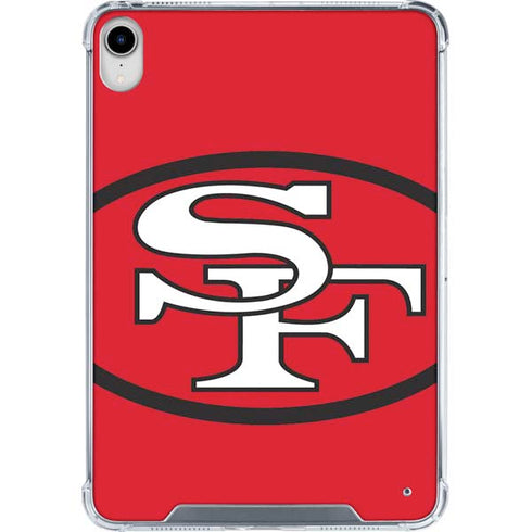 NFL San Francisco 49ers Retro Logo iPad 11th Gen (2025) Clear Case