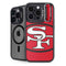 NFL San Francisco 49ers Retro Logo iPhone 14 Pro Max Kickstand Case