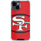 NFL San Francisco 49ers Retro Logo iPhone 15 Clear Case