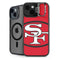 NFL San Francisco 49ers Retro Logo iPhone 15 Plus Kickstand Case