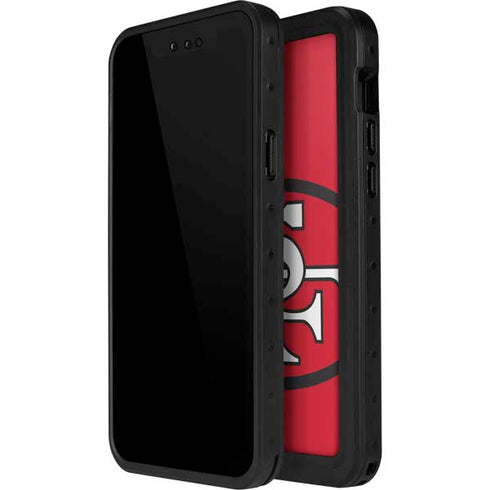 NFL San Francisco 49ers Retro Logo iPhone 15 Plus Waterproof Case