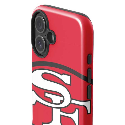 NFL San Francisco 49ers Retro Logo iPhone 16 Impact Case