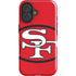 NFL San Francisco 49ers Retro Logo iPhone 16 Plus Impact Case