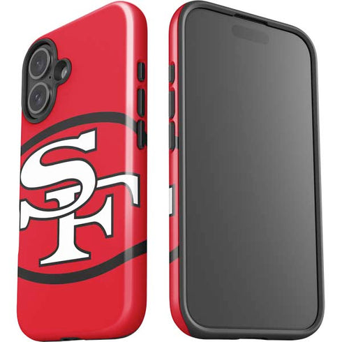 NFL San Francisco 49ers Retro Logo iPhone 16 Plus Impact Case