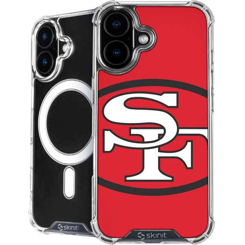 NFL San Francisco 49ers Retro Logo iPhone 16 Plus MagSafe Case