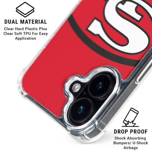 NFL San Francisco 49ers Retro Logo iPhone 16 Plus MagSafe Case