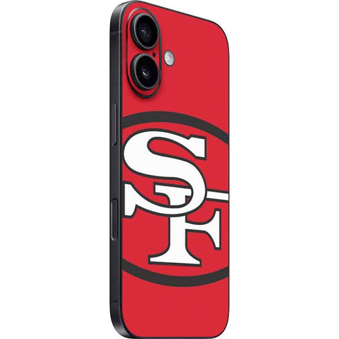 NFL San Francisco 49ers Retro Logo iPhone 16 Plus Skin
