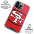 NFL San Francisco 49ers Retro Logo iPhone 16 Pro Max Clear Case