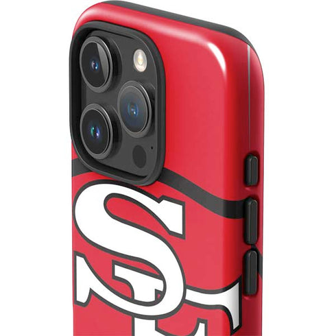 NFL San Francisco 49ers Retro Logo iPhone 16 Pro Max Impact Case