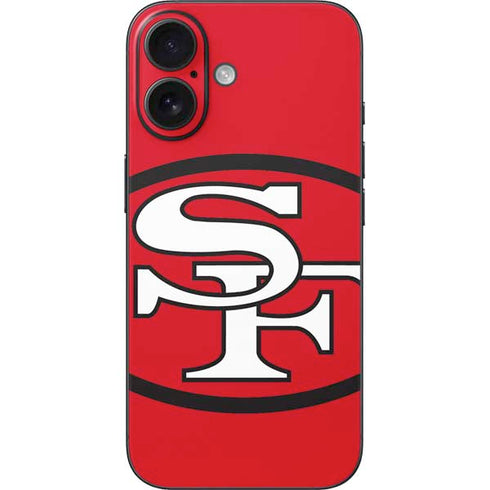 NFL San Francisco 49ers Retro Logo iPhone 16 Skin