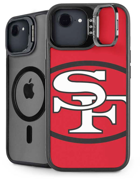 NFL San Francisco 49ers Retro Logo iPhone 16e Kickstand Case