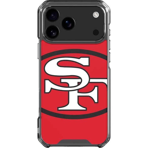 NFL San Francisco 49ers Retro Logo iPhone 18 Pro Max Clear Case