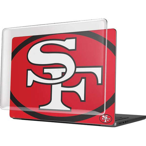 NFL San Francisco 49ers Retro Logo MacBook Pro 14in (2021-24) Case plus Skin