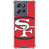 NFL San Francisco 49ers Retro Logo Moto G 5G (2025) Clear Case