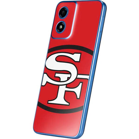 NFL San Francisco 49ers Retro Logo Moto G Play 4G (2024) Skin