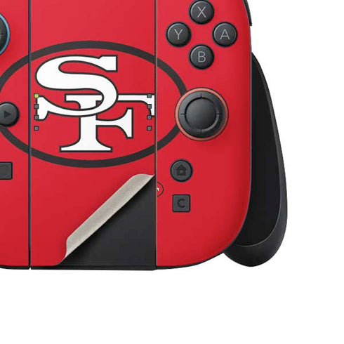 NFL San Francisco 49ers Retro Logo Nintendo Switch 2 (2025) Joy-Con Controller Skin