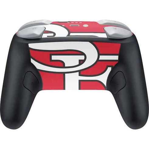 NFL San Francisco 49ers Retro Logo Nintendo Switch 2 (2025) Pro Controller Skin