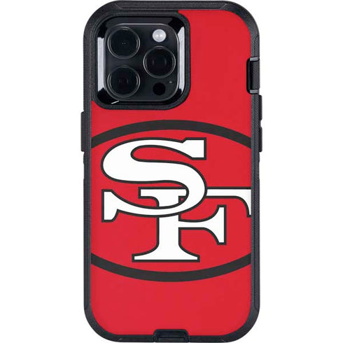 NFL San Francisco 49ers Retro Logo Otterbox Defender iPhone Skin