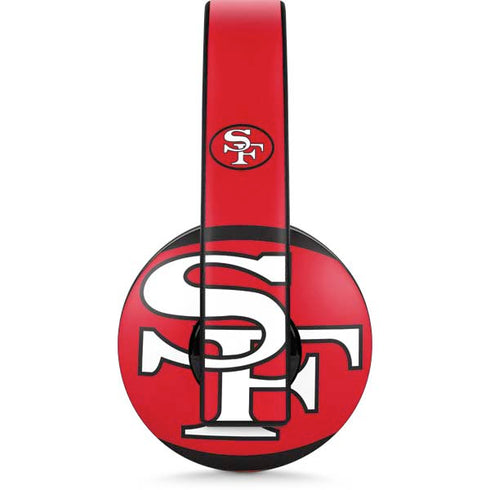 NFL San Francisco 49ers Retro Logo PlayStation 4 Gold Wireless Headset Skin