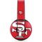 NFL San Francisco 49ers Retro Logo PlayStation 4 Gold Wireless Headset Skin