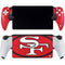NFL San Francisco 49ers Retro Logo PlayStation Portal Remote Player Skin