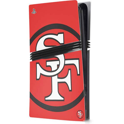 NFL San Francisco 49ers Retro Logo PlayStation PS5 Skins