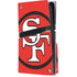 NFL San Francisco 49ers Retro Logo PS5 Pro Disk Console Skin